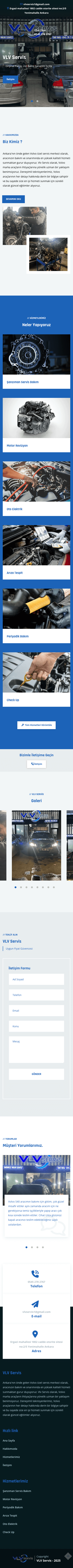 VLV Volvo Özel Servis Mobil Canlı